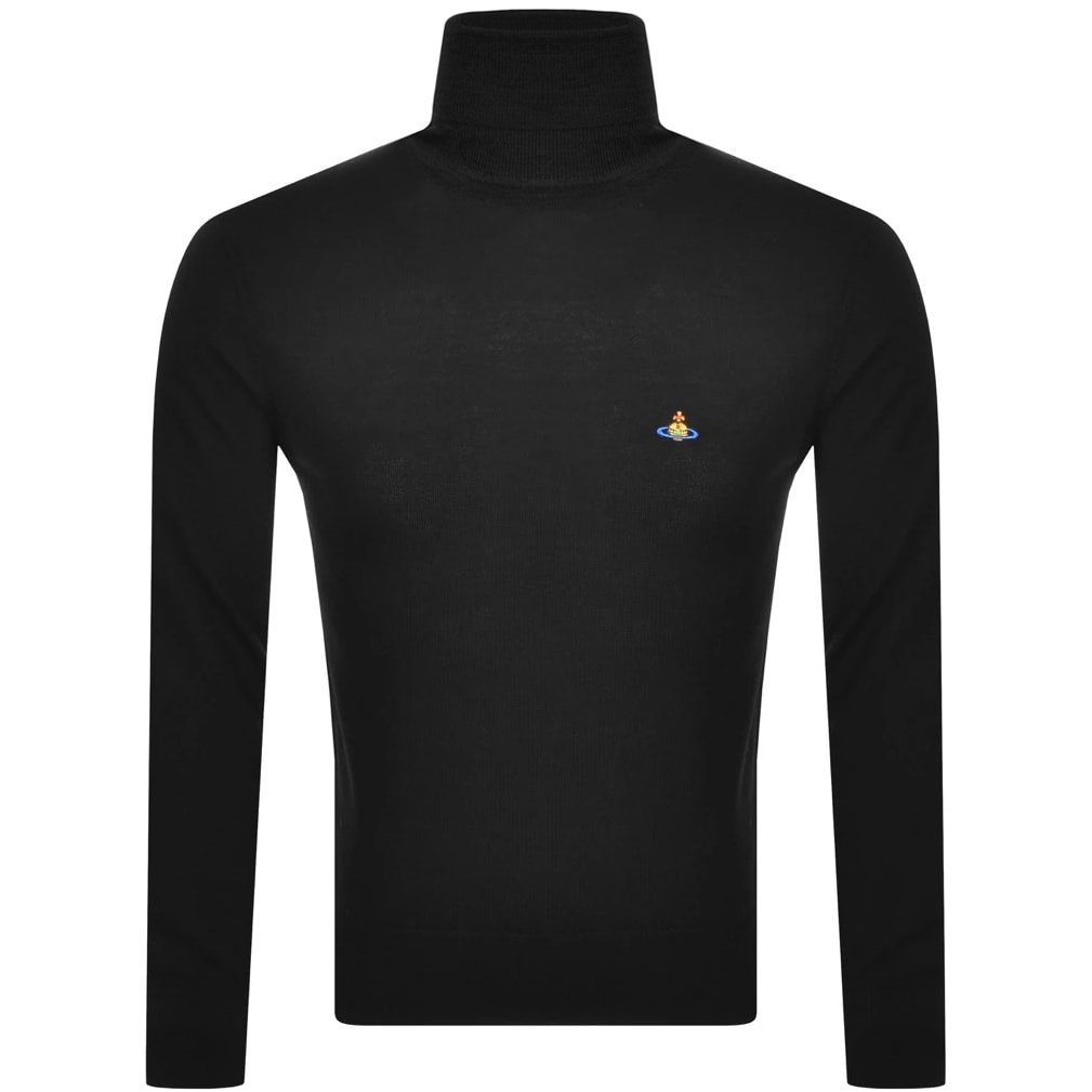Alternative Image for ProductVivienne Westwood Roll Neck Knit Jumper Black1